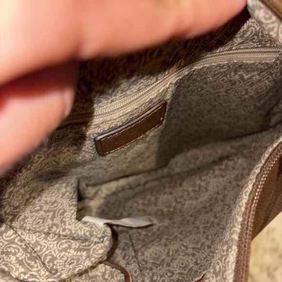 Label Of Love Brown Faux Leather Clutch - Picture 3 of 4